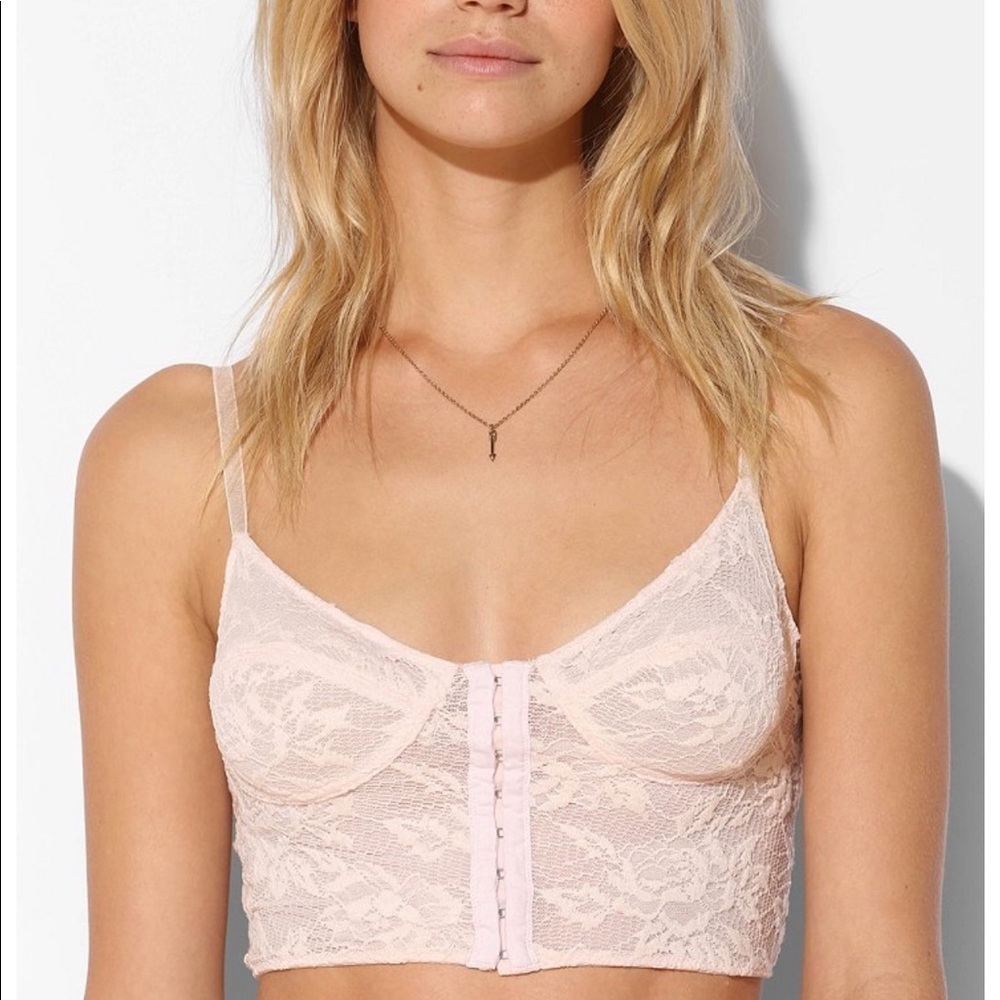 Dusty Pink Lace Bralette